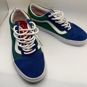 Vans Old Skool Yacht Club Skate Suede Shoe UNISEX Color Block Men 6 Women 7.5
